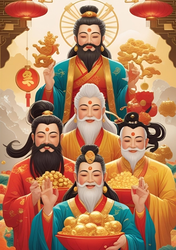 hình nền ngũ lộ thần tài 2