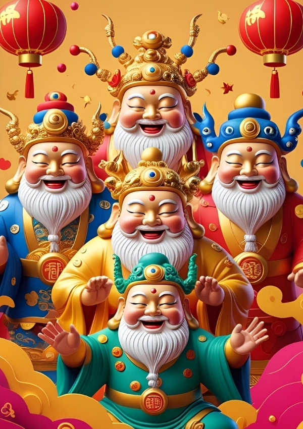 hình nền ngũ lộ thần tài 20