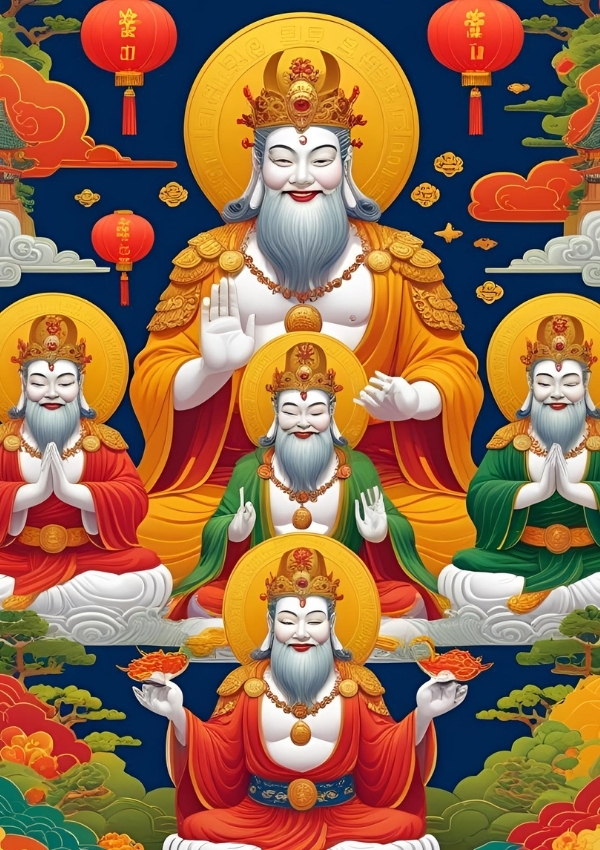 hình nền ngũ lộ thần tài 24