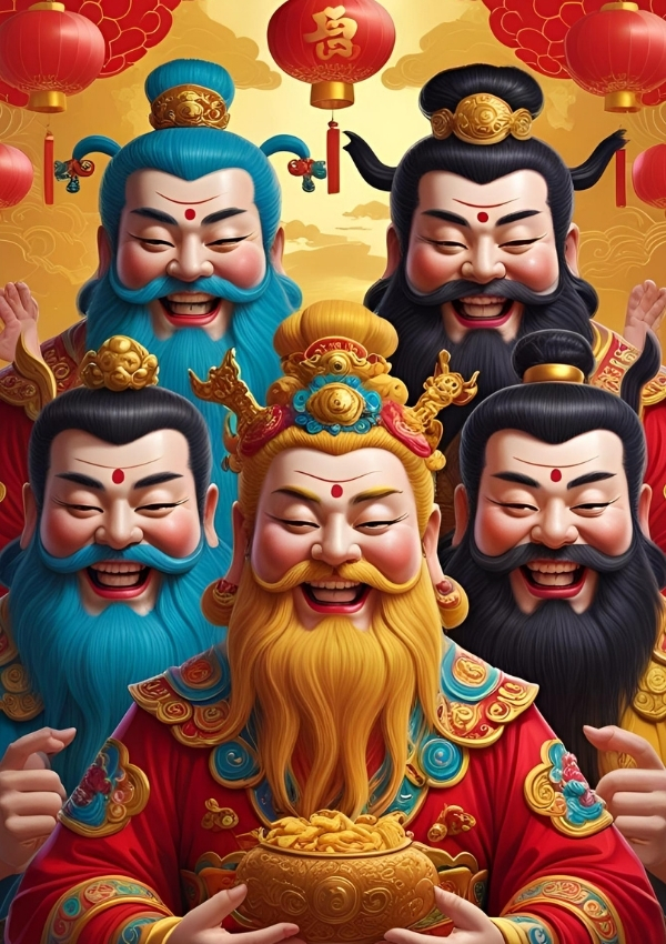 hình nền ngũ lộ thần tài 33