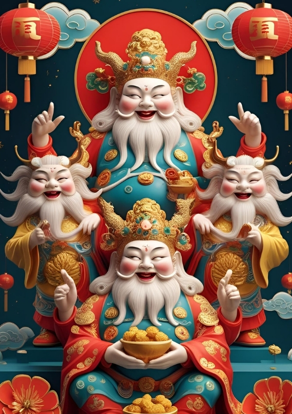 hình nền ngũ lộ thần tài 34