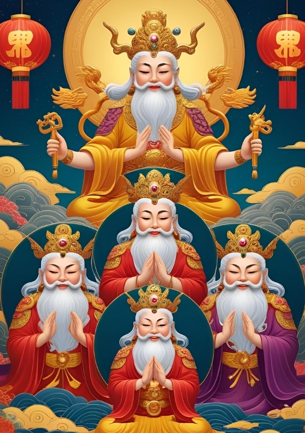 hình nền ngũ lộ thần tài 7