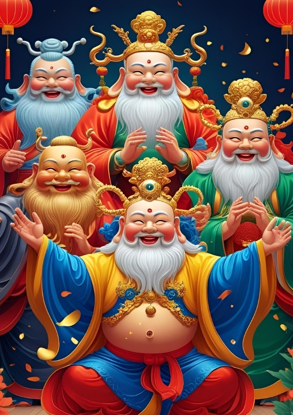 hình nền ngũ lộ thần tài 8