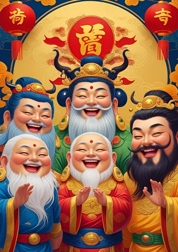 hình nền ngũ lộ thần tài 9