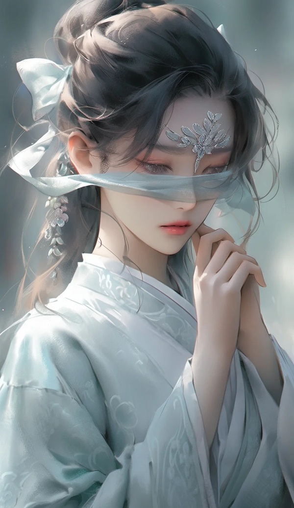 hình nền nữ che mặt 12