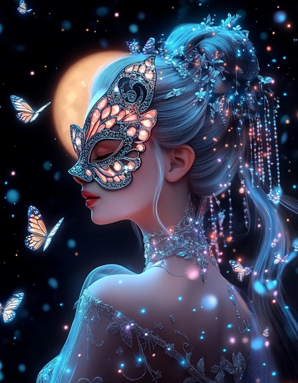 hình nền nữ che mặt 