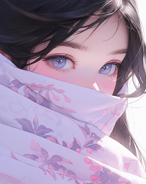 hình nền nữ che mặt 39