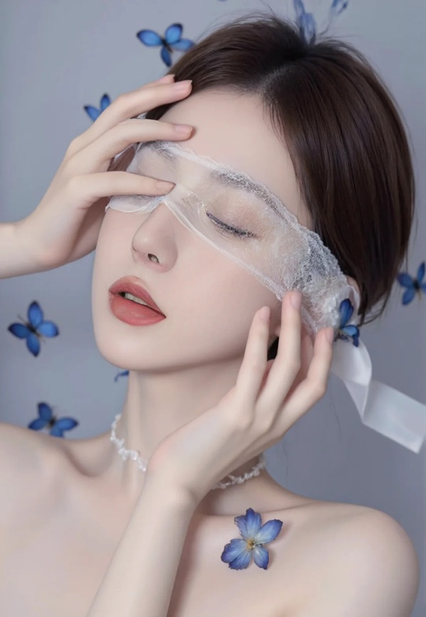 hình nền nữ che mặt 7