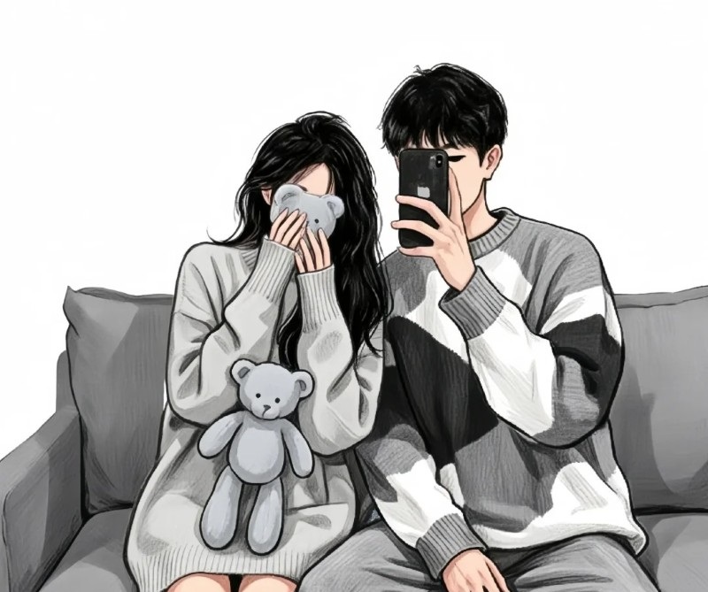 tải ảnh cặp đôi yêu nhau anime 17