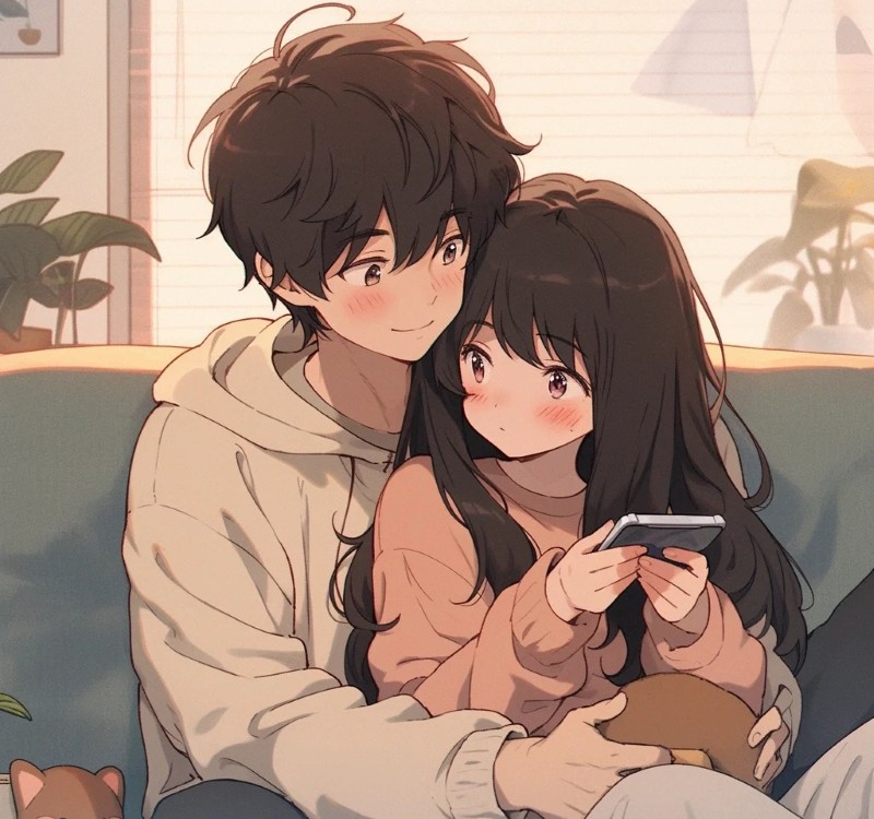 tải ảnh cặp đôi yêu nhau anime 8