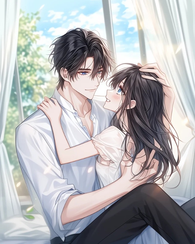 tải ảnh cặp đôi yêu nhau anime cute