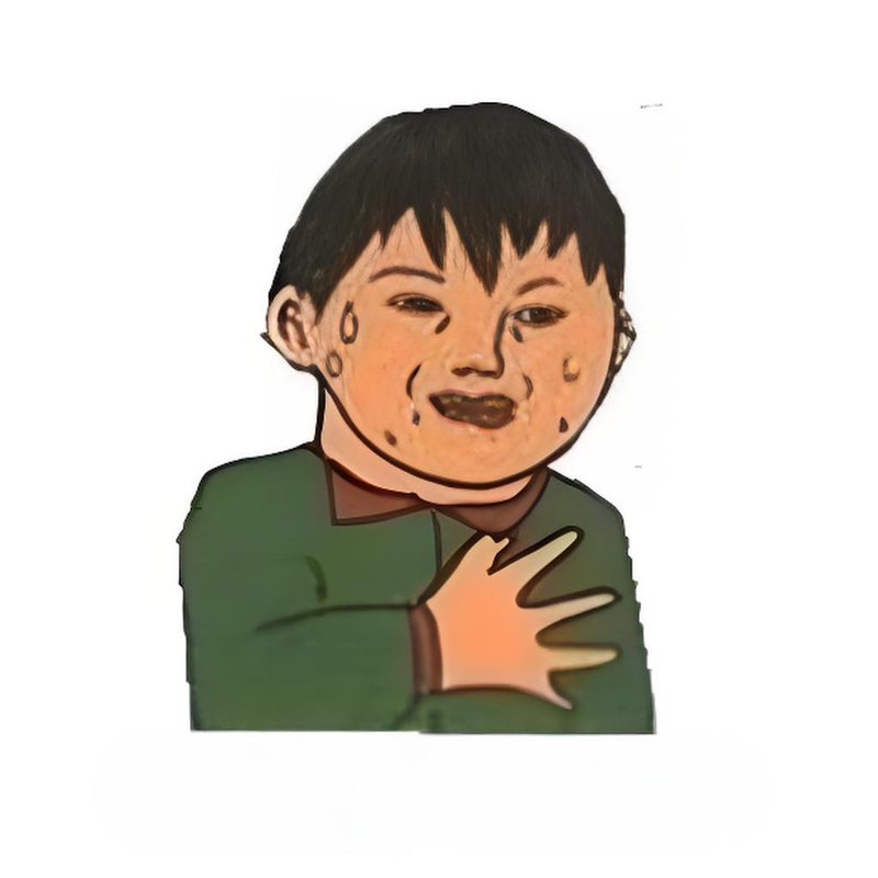 đau ở đây này meme 14