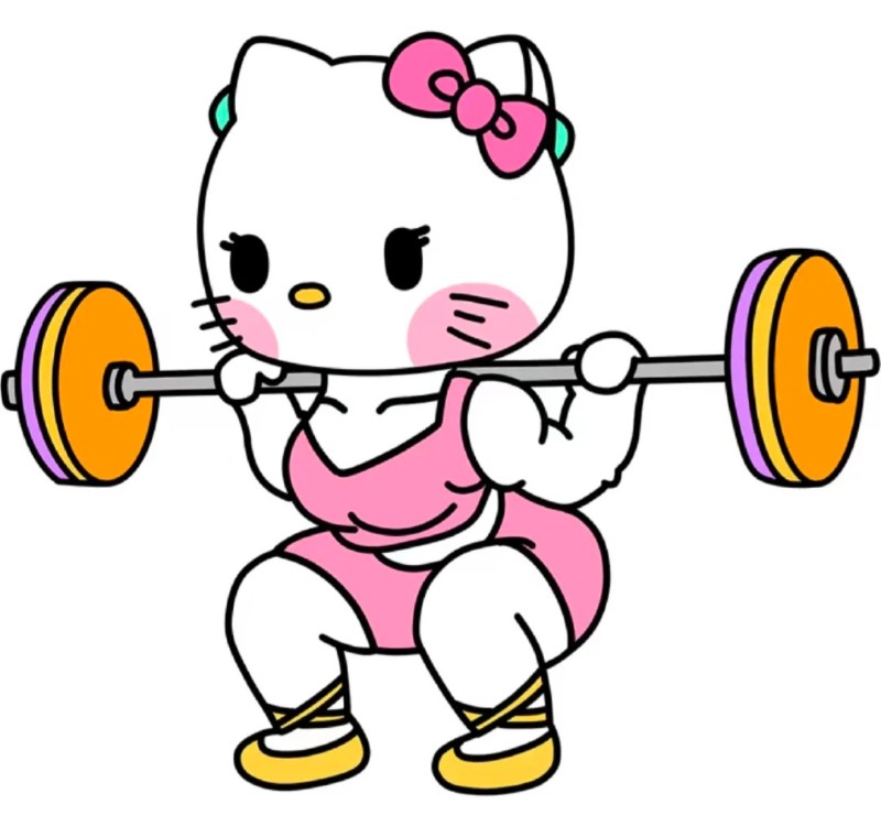 hello kitty cơ bắp meme 33