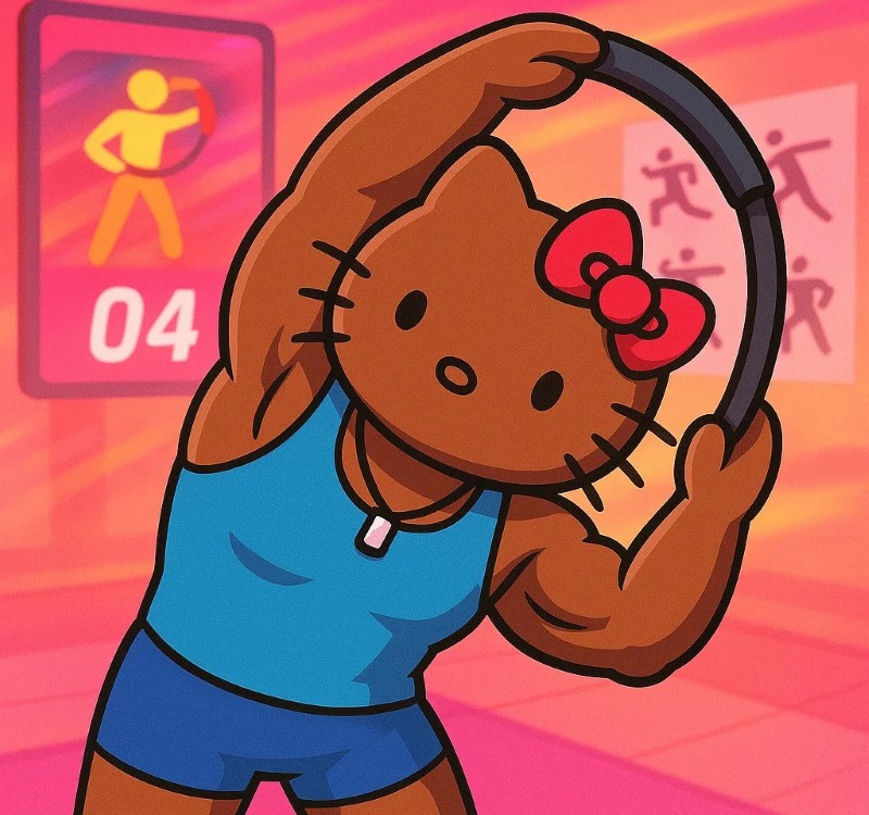 hello kitty cơ bắp meme 42