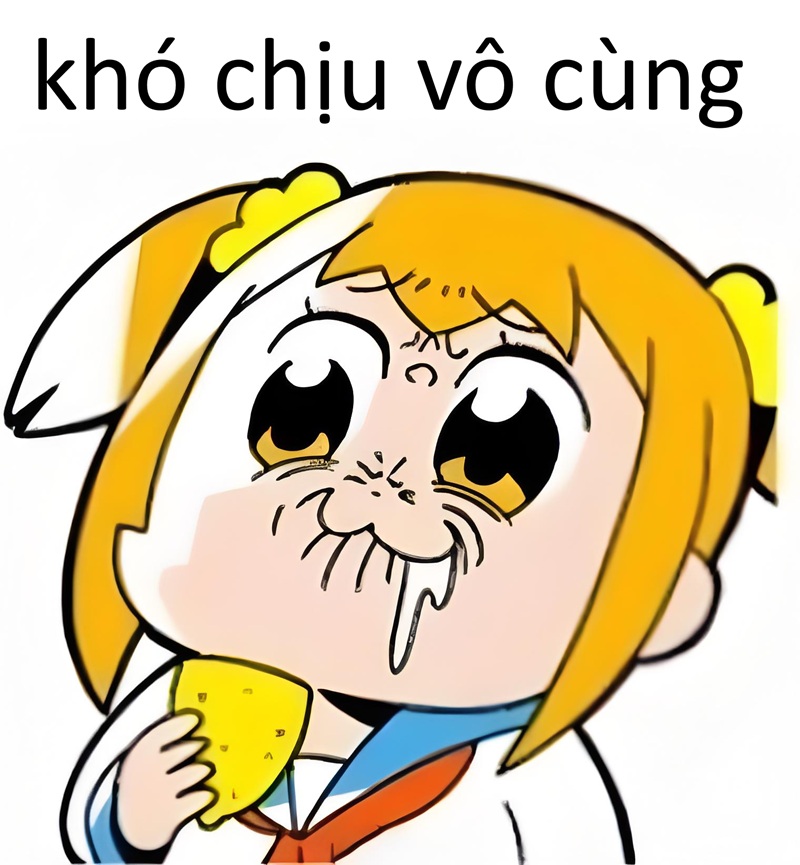 khó chịu vô cùng meme 8