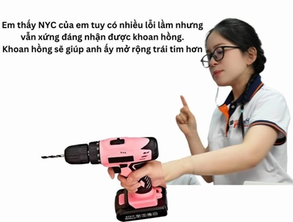 khoan hồng meme 38