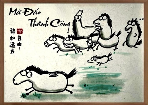 mã đáo thành công meme 2