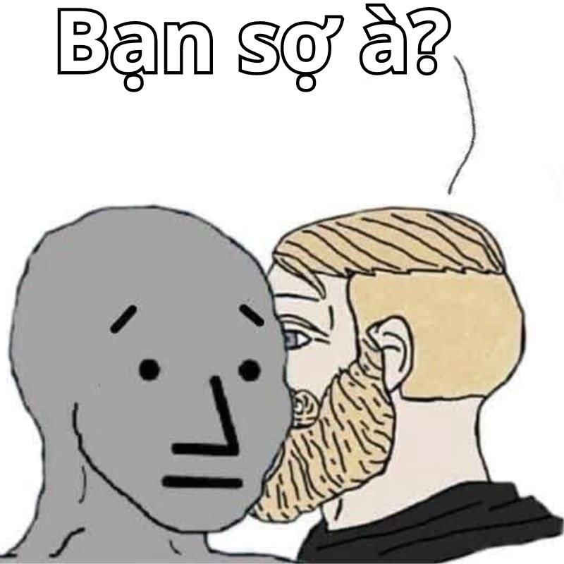 meme bạn sợ à 22