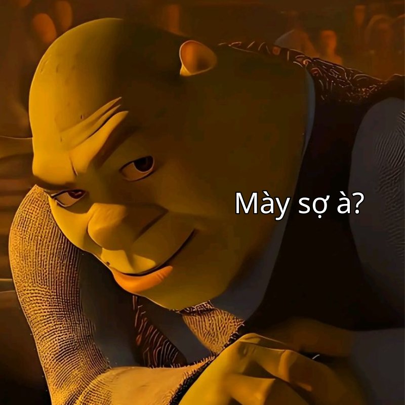 meme bạn sợ à 34