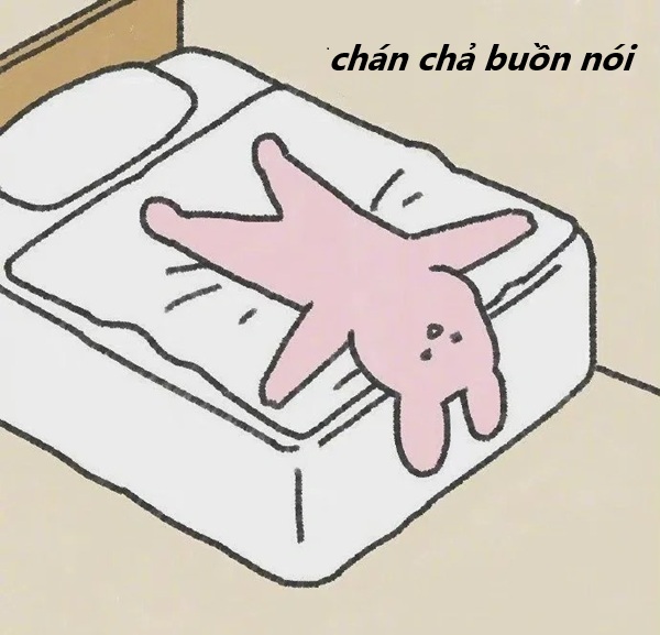 meme chán chả buồn nói 12