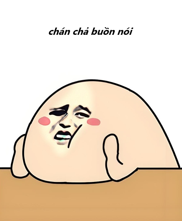 meme chán chả buồn nói 29