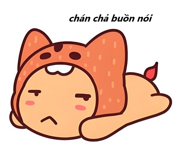 meme chán chả buồn nói 31
