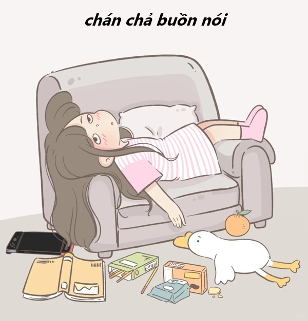 meme chán chả buồn nói 35
