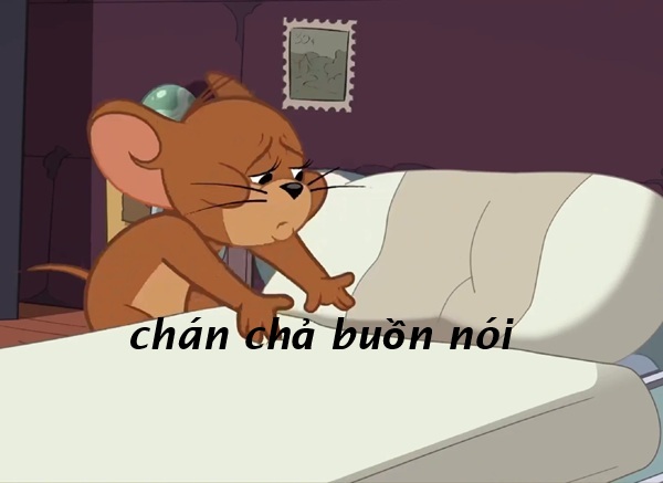 meme chán chả buồn nói 8