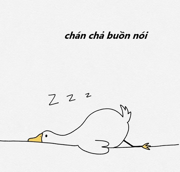 meme chán chả muốn nói