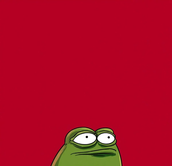 meme con ếch nhăn mặt