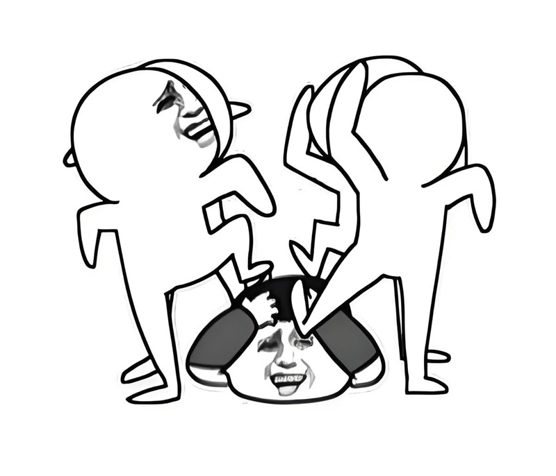 meme đánh người 25