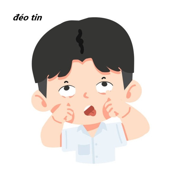 Illustration of a Surprised Boy cartoon