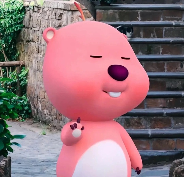 meme gấu hồng 16