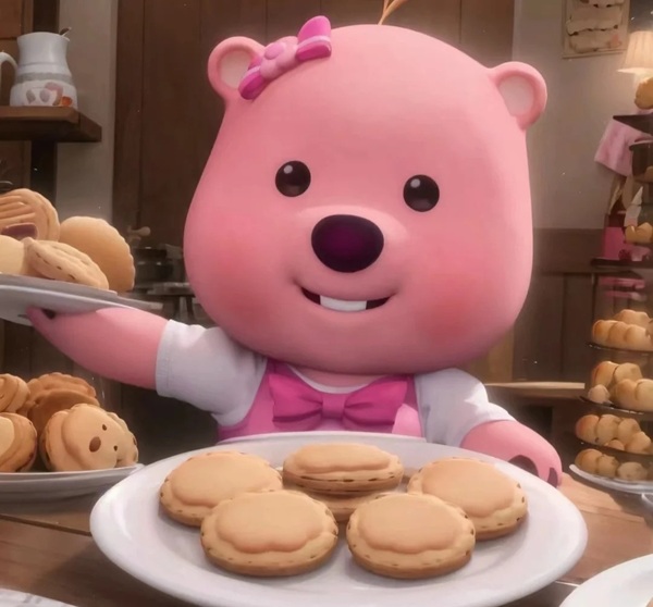 meme gấu hồng 20