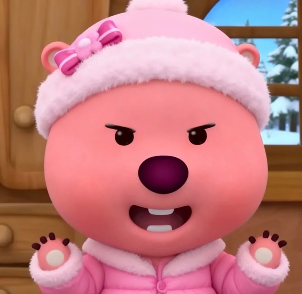 meme gấu hồng 6