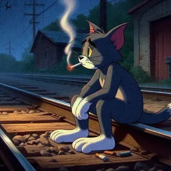 meme hút thuốc suy