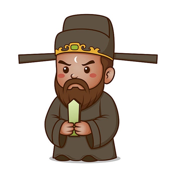 Cute Chinese Judge Bao Cartoon Character
