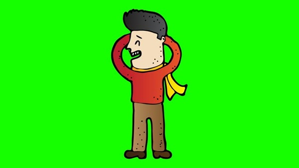 hand drawn animation for casual man explained