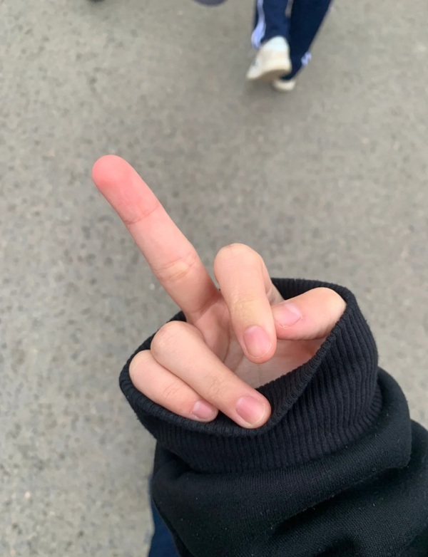 meme ngón giữa 6
