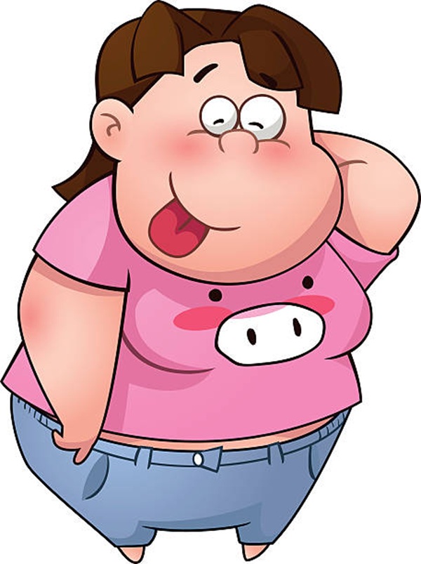 Big girl vector art and illustration.