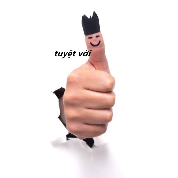 Concept of approval sign with crown. thumb up