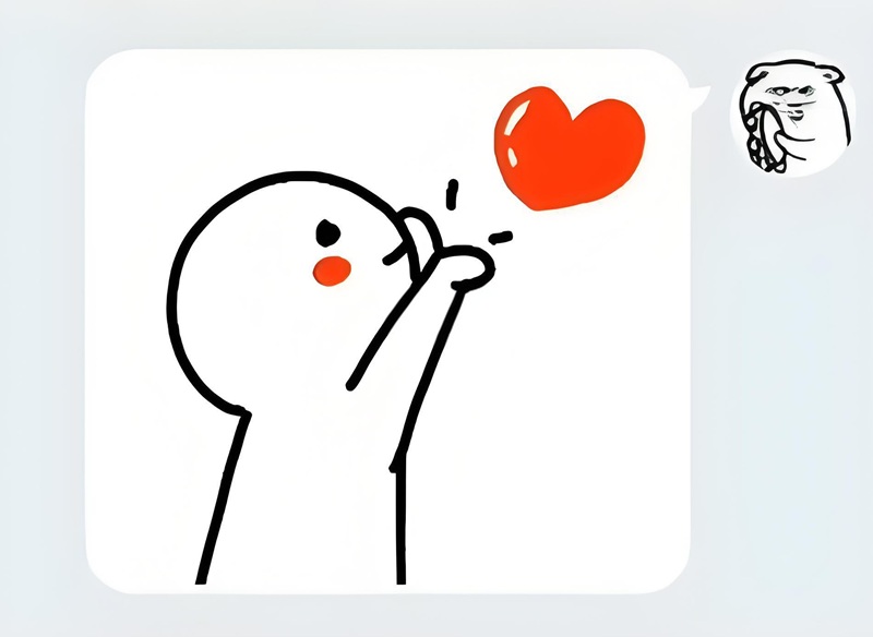thả tim meme 3