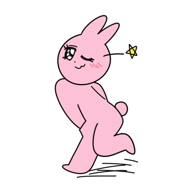 thỏ hồng meme 1