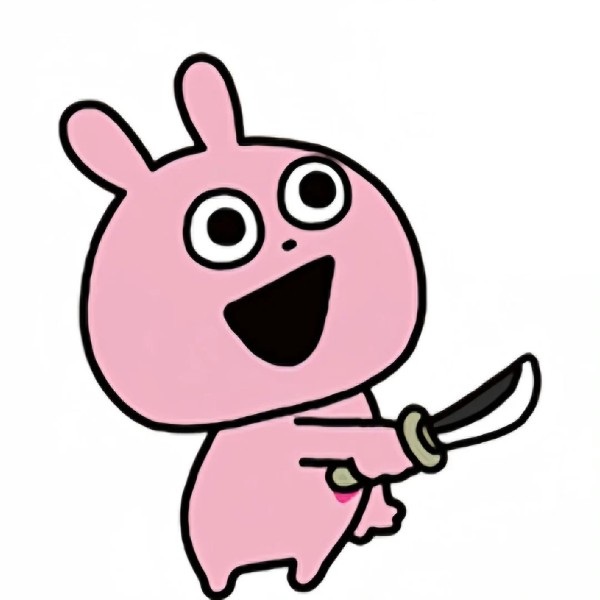 thỏ hồng meme 17