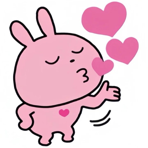 thỏ hồng meme 24