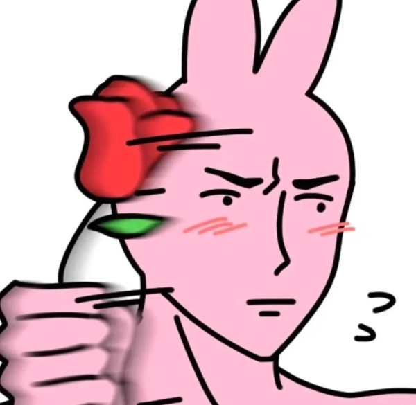 thỏ hồng meme 33