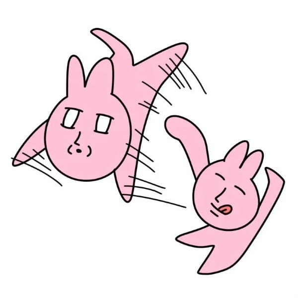 thỏ hồng meme 35