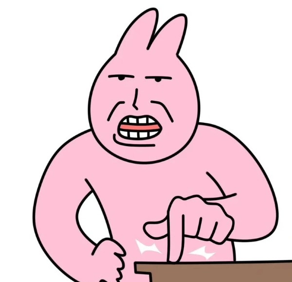 thỏ hồng meme 43