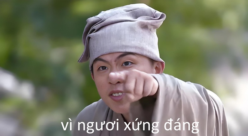 vì bạn xứng đáng meme 19