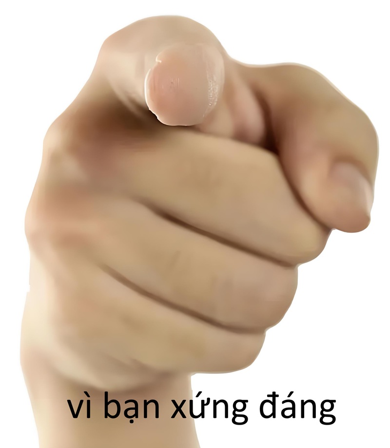 vì bạn xứng đáng meme 30